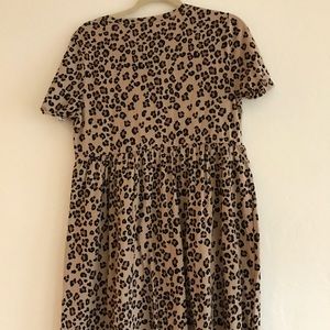 Babydoll leopard dress